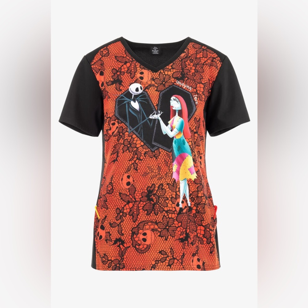 Tooniforms Nightmare Before Christmas scrub top